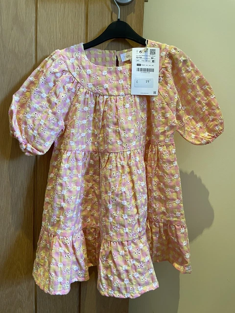 Zara Baby Girl Floral Tiered Dress Size 12-18 Months BNWT