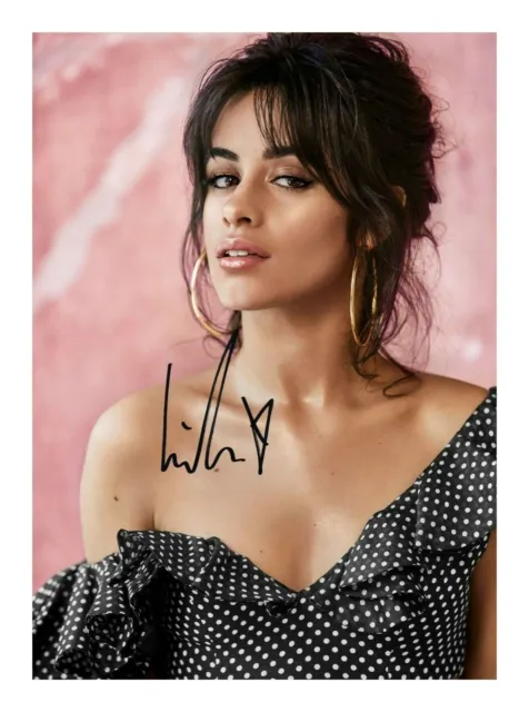 Camila Cabello Autograph Signed Pp Photo Poster