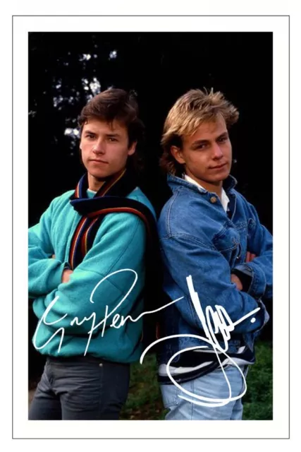 GUY PEARCE & JASON DONOVAN Signed Autograph PHOTO Gift Print NEIGHBOURS