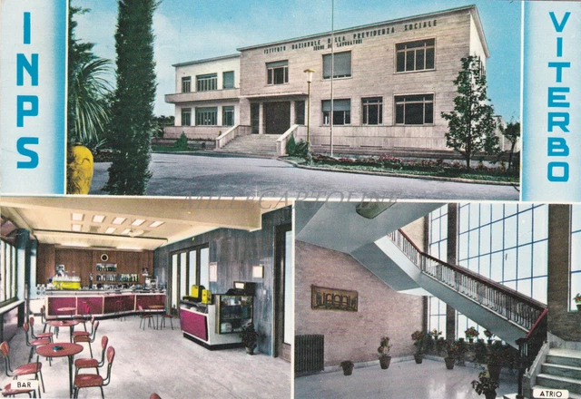 VITERBO - Stabilimento Termale INPS, Cartolina 1970