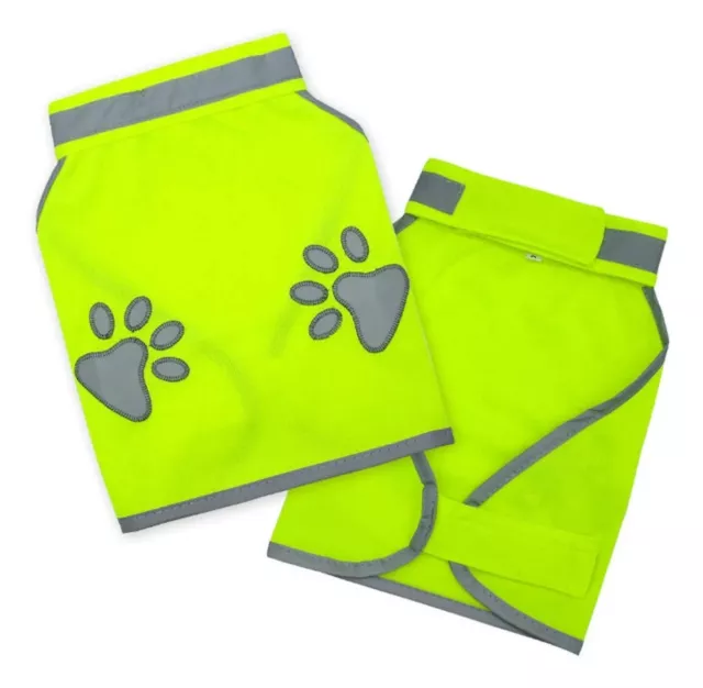Rat Terrier Hi Vis Dog Coat Size S High Visibility Safety Vest Hi Viz Reflective