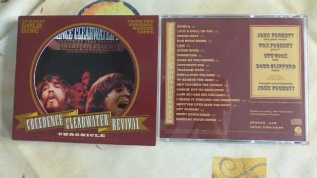 CD CREEDENCE CLEARWATER REVIVAL CCR CHRONICLE Vol. 1 - 24 KARAT GOLD