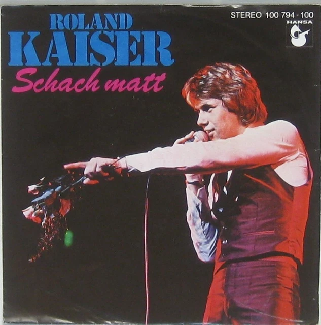 Roland Kaiser Schach Matt / ich will für andere niemals Vorbild sein