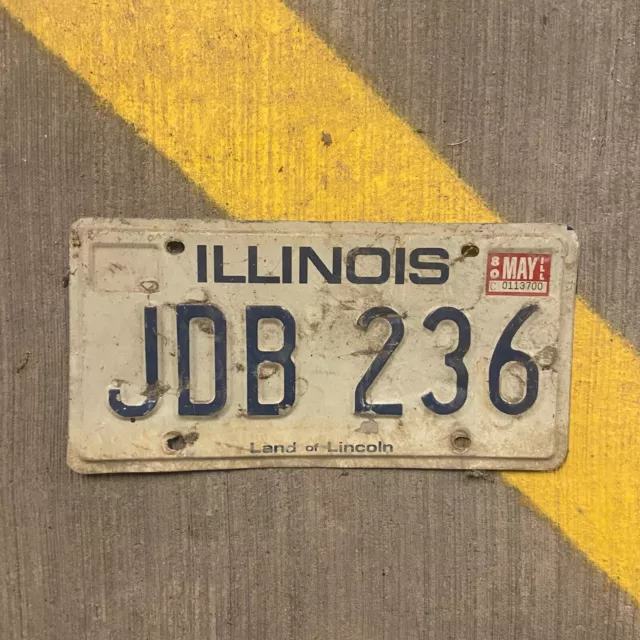 1979 Illinois License Plate Vintage Auto Tag Car Garage Wall Decor JDB 236