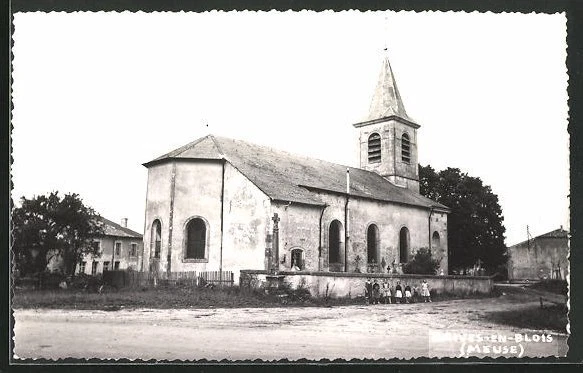 CPA Naives-en-Blois,  vue de l'Église