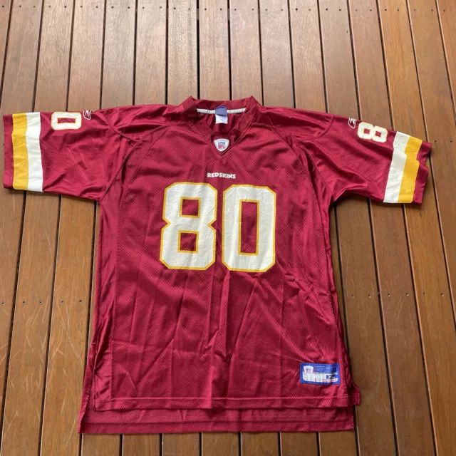 Vintage XL Washington Redskins Laveranues Coles #80 NFL Reebok Jersey Men