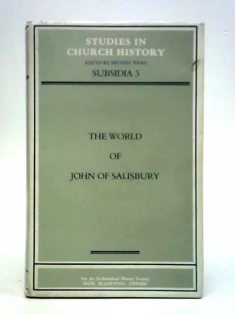 Die Welt von John of Salisbury (Michael Wilks (Hrsg.) - 1984) (ID: 67214)