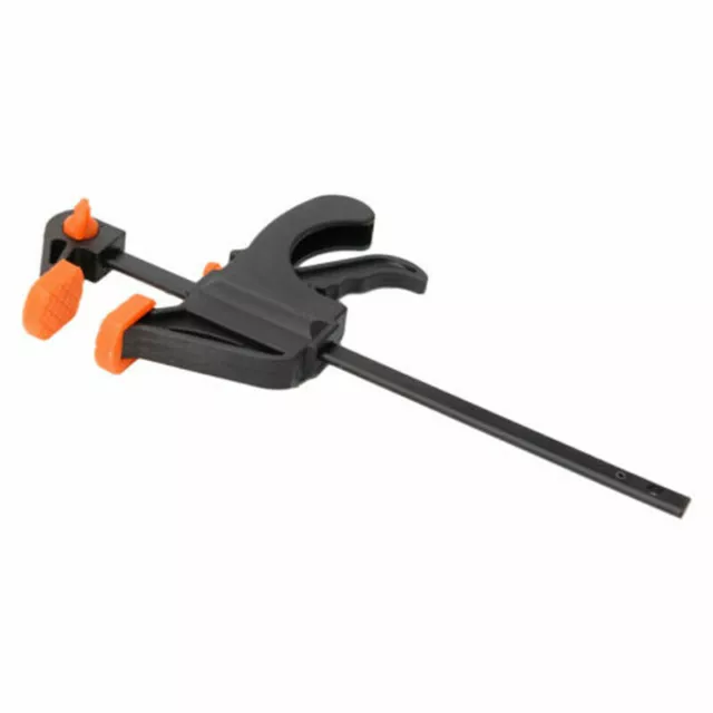 7.5" Long Adjustable Siding F Clamp Quick Slide Woodworking Clamps 4" Capacity