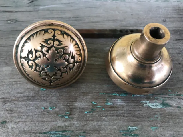 Vintage Antique Salvaged Brass Door Parts - Door Knobs, Plates, Locks