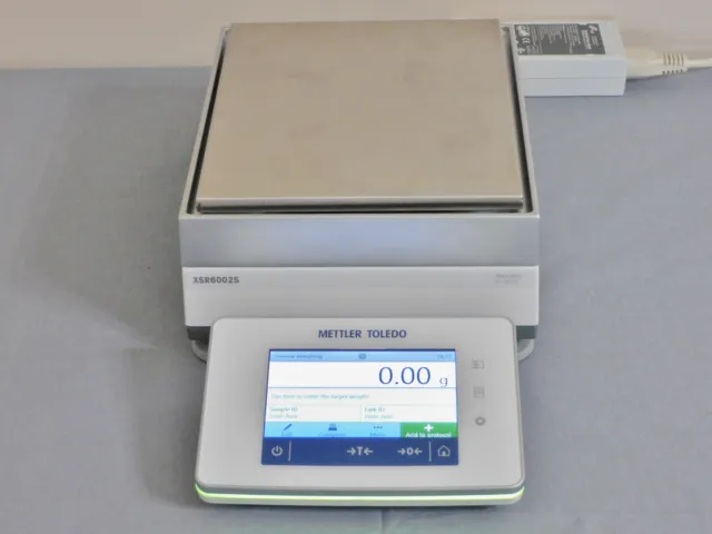 METTLER XSR6002S EXCELLENCE SERIES PRECISION LAB BALANCE 6100.00g 6100g@0.01g
