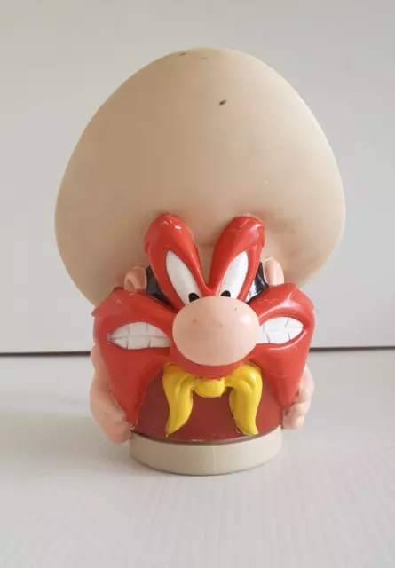 Vintage 1995 Yosemite Sam Looney Tunes Promotional Plastic 3D Cup Mug