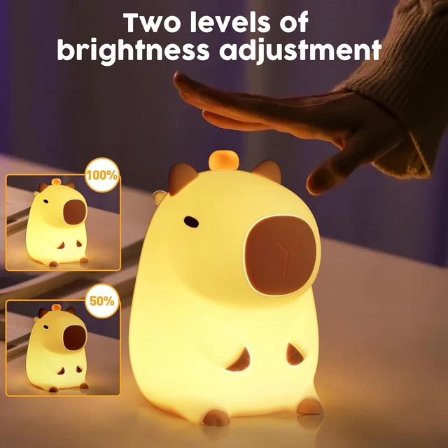 BABY LED NIGHT Light Rechargeable LED Lamp Kids Capybara Silicone Night
