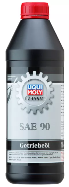 Liqui Moly Classic Getriebeöl SAE 90 1 Liter Oldtimer Getriebe Öl mineralisch