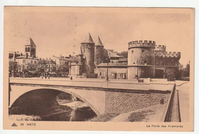 METZ  - Moselle - CPA 57 - Les portes - Porte des Allemands vue N° 3