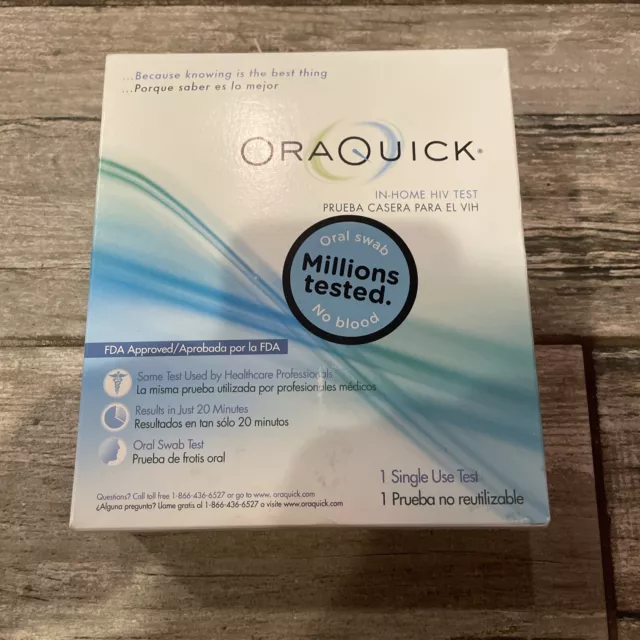 Kit de prueba de VIH en el hogar ORAQUICK - 1 CONTEO