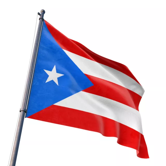 Puerto Rican Flag of Puerto Rico 3 X 5 Feet With Brass Grommet Indoor Outdoor
