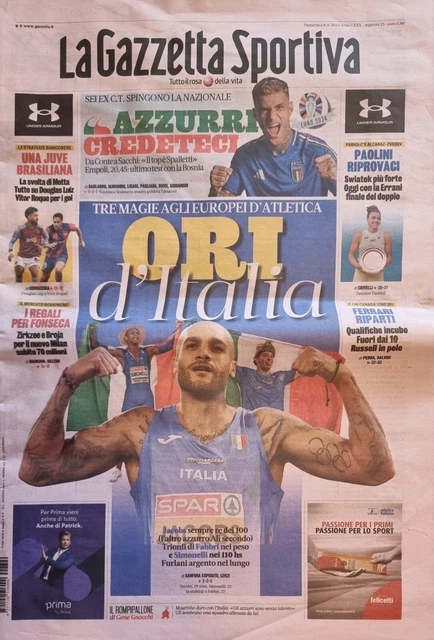 Gazzetta Dello Sport 10 Juin 1949 - Victoire Oreste Conte Au Giro D'Italia