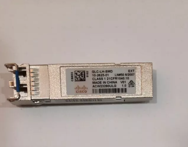 CISCO MODULO GLC-LH-SMD TRANSCEIVERS 1000Mbit/s SFO FIBRA OTTICA LC CLASS 1