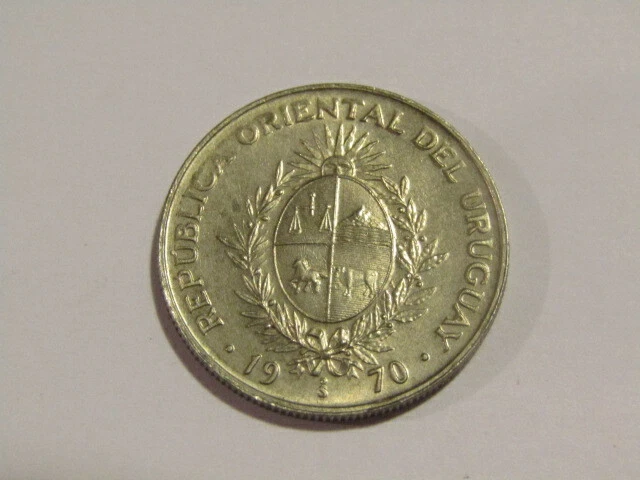 Uruguay 1970 20 Pesos unc Coin