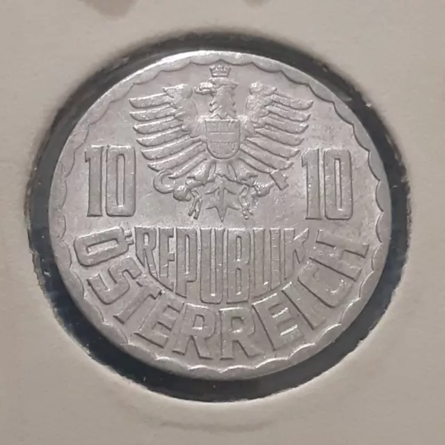 1962  AUSTRIA  10 Groschen  Coin -  KM# 2878 - Combined Shipping603