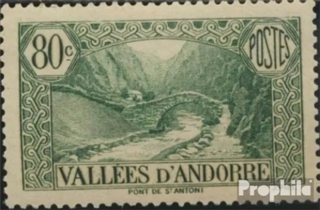 Briefmarken Andorra - Französische Post 1937 Mi 67 postfrisch