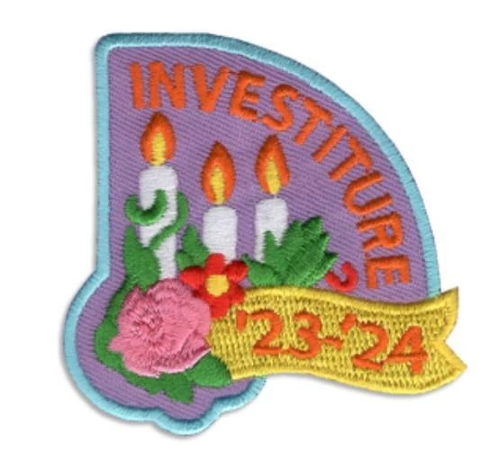 GIRL INVESTITURE '23'24 year 20232024 Ceremony Fun Patches Badge