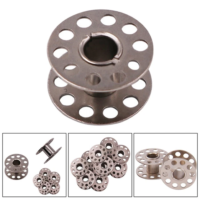 Pack de 25 bobines en acier inoxydable pour machine à coudre outils artisanaux
