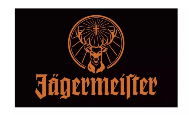 JÄGERMEISTER Fahne Flagge Banner 90 x 150 cm Typ 1 | NEU