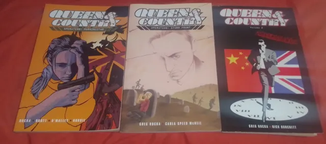 Queen and Country x 3 Graphic Novels. Operation Morning Star, Storm Front +