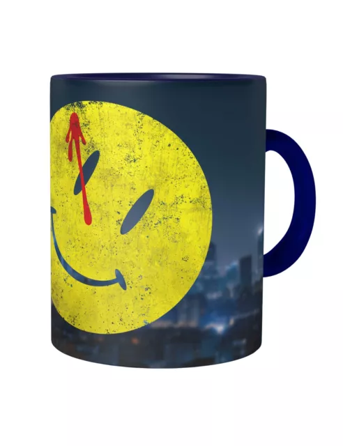 Bloody Button Kaffeetasse Watchmen Heroes Comedian Comic Tv Smiley The Movie