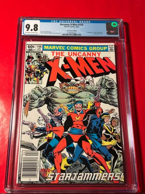 X-Men Issue #156 Cgc 9.8 Nm/Mt Mint Newsstand Variant Upc 1982 Wolverine