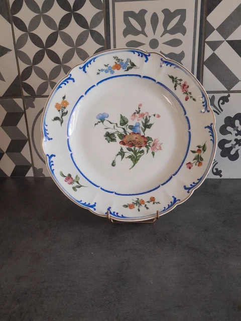 Charles Field Haviland Marjolaine-grand plat rond-porcelaine limoges