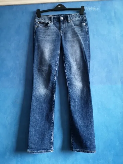 Gap 1969 Real Straight Blue Denim Jeans Size 26 Short