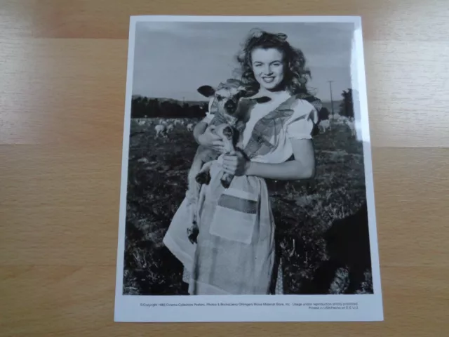 1945 Vintage Original Marilyn Monroe Photo 25Cmx20Cm Andre De Dienes Printed Usa