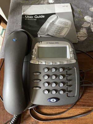 BT RELATE SMS Corded Telephone Slate Metallic Grey