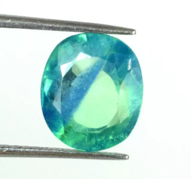 4.25 CT Naturale Ovale Rame Bi Colore Paraiba Tormalina Gemme Certificato B38420 2