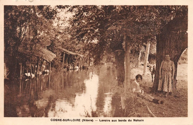 58-COSNE-SUR-LOIRE-Lavoirs aux bords du Nohain-N 6003-G/0381