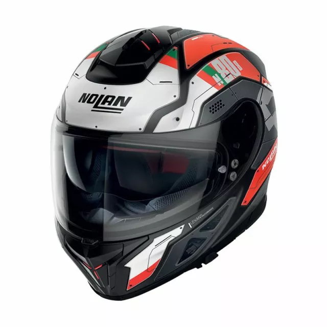Casque Helmet Intégrale N80-8 Starscream N-Com Flat Black NOLAN Taille L