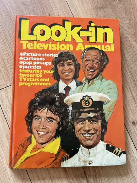 Look-in Television Annual 1974. Unclipped. Retro tv.