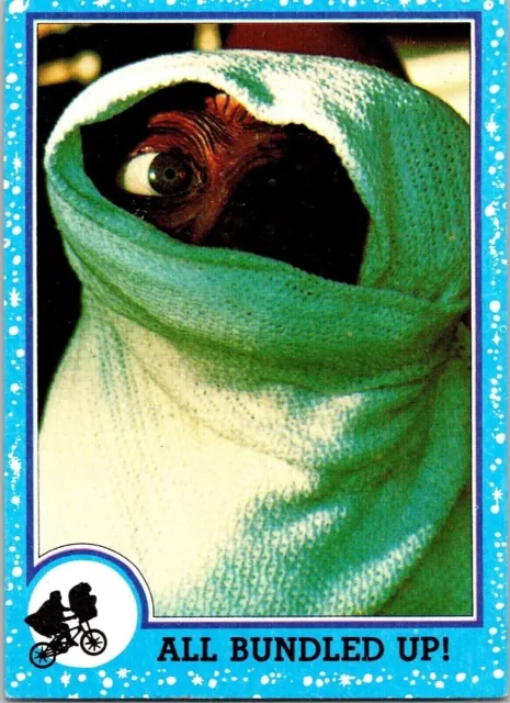 1982 All Bundled Up! 61 ET The Extra-Terrestrial Topps Trading Card TC CC