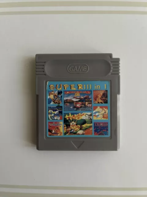 Super  111 In 1 Games For Gameboy Nintendo (Not Original Version)