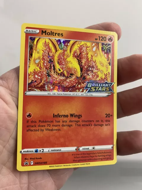 Moltres - SWSH185 - SWSH: Sword & Shield Promo Cards - Pokemon