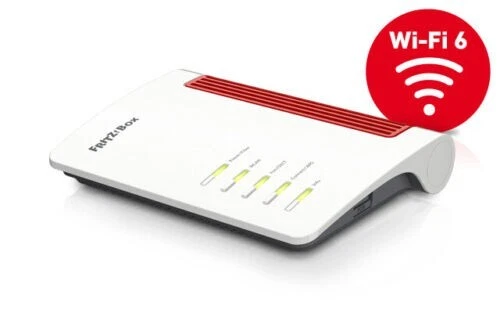 ROUTER MODEM 2022 AVM FRITZ! BOX 5530 FIBER WLAN AX MESH 2 x 2 Wi-Fi 6 NO SFP