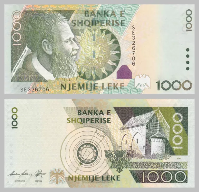 Albanien / Albania 1000 Leke 2011 p73b unz.