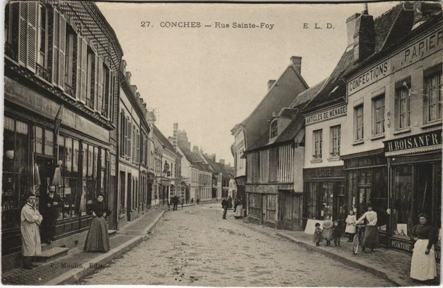 CPA CONCHES-en-OUCHE Rue Sainte-Foy (1160350)