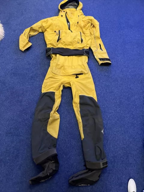 PALM ALEUTIAN DRY SUIT Breathable XP250 fabric.some Damage-M L Xl ? READ