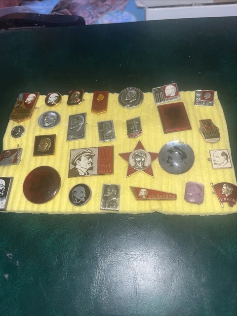 COMMUNIST Leader VLADIMIR LENIN Head BADGE COLLECTION