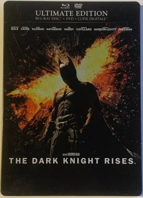 The Dark Knight Rises (2 blu-ray film et bonus + dvd) Edition Steelbook