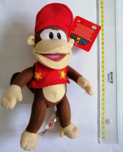 DIDDY KONG Super Mario Bros Nintendo Peluche pupazzo EUR 15,00