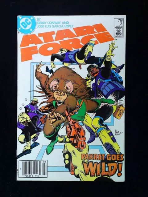 Atari Force  #3  Dc Comics 1984 Vf+ Newsstand